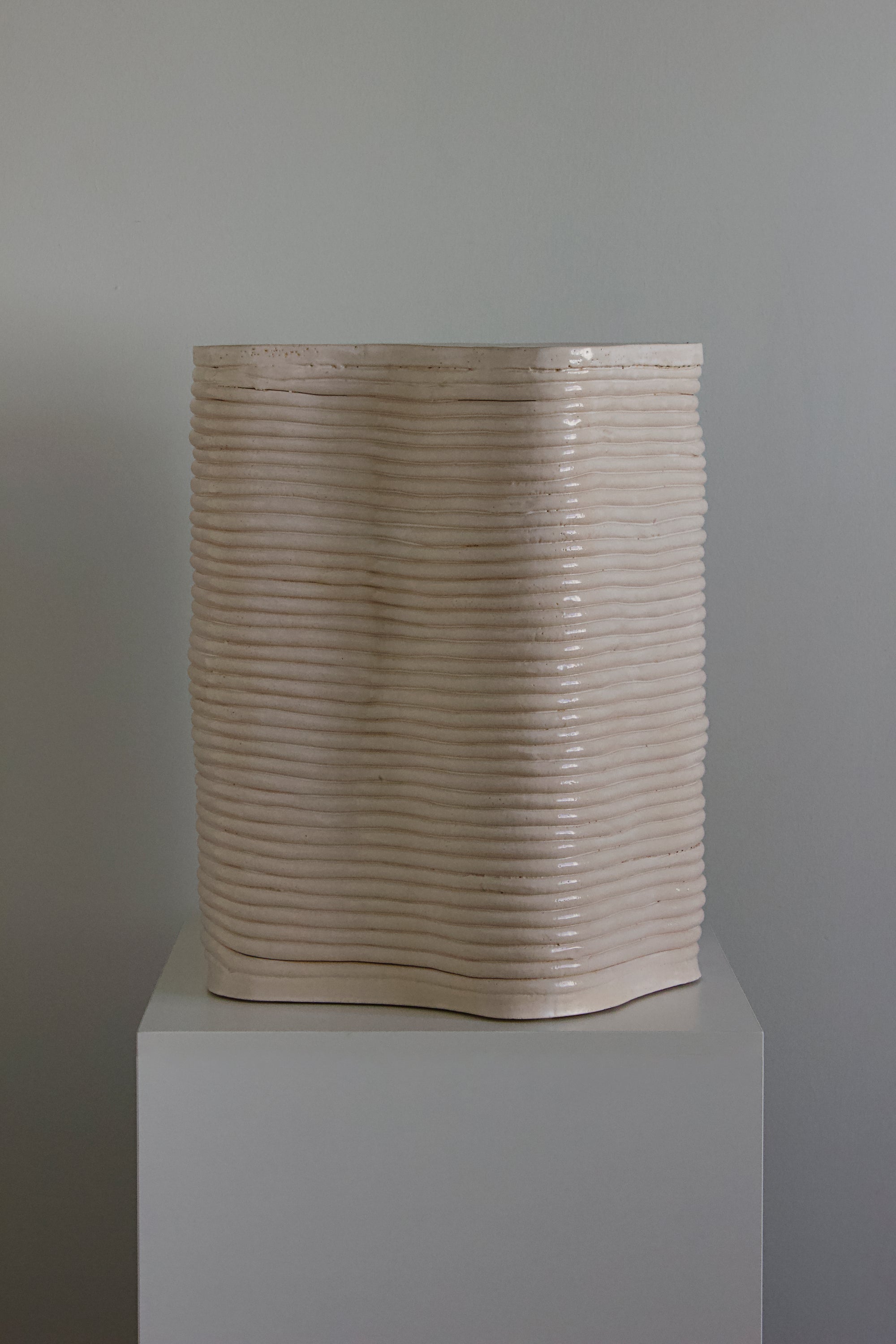 Coiled ceramic stool 01