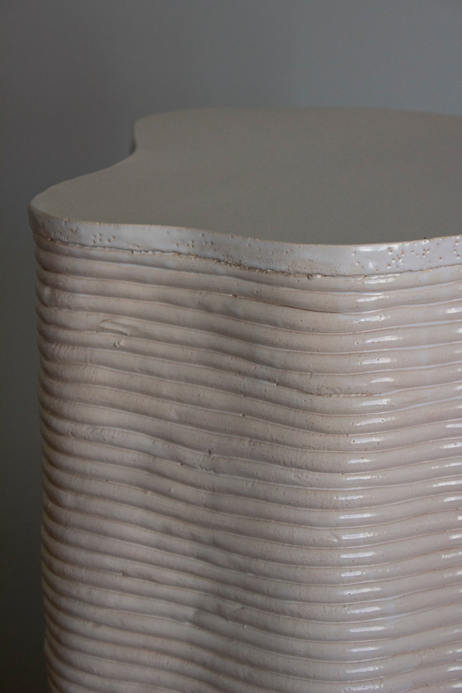 Coiled ceramic stool 01
