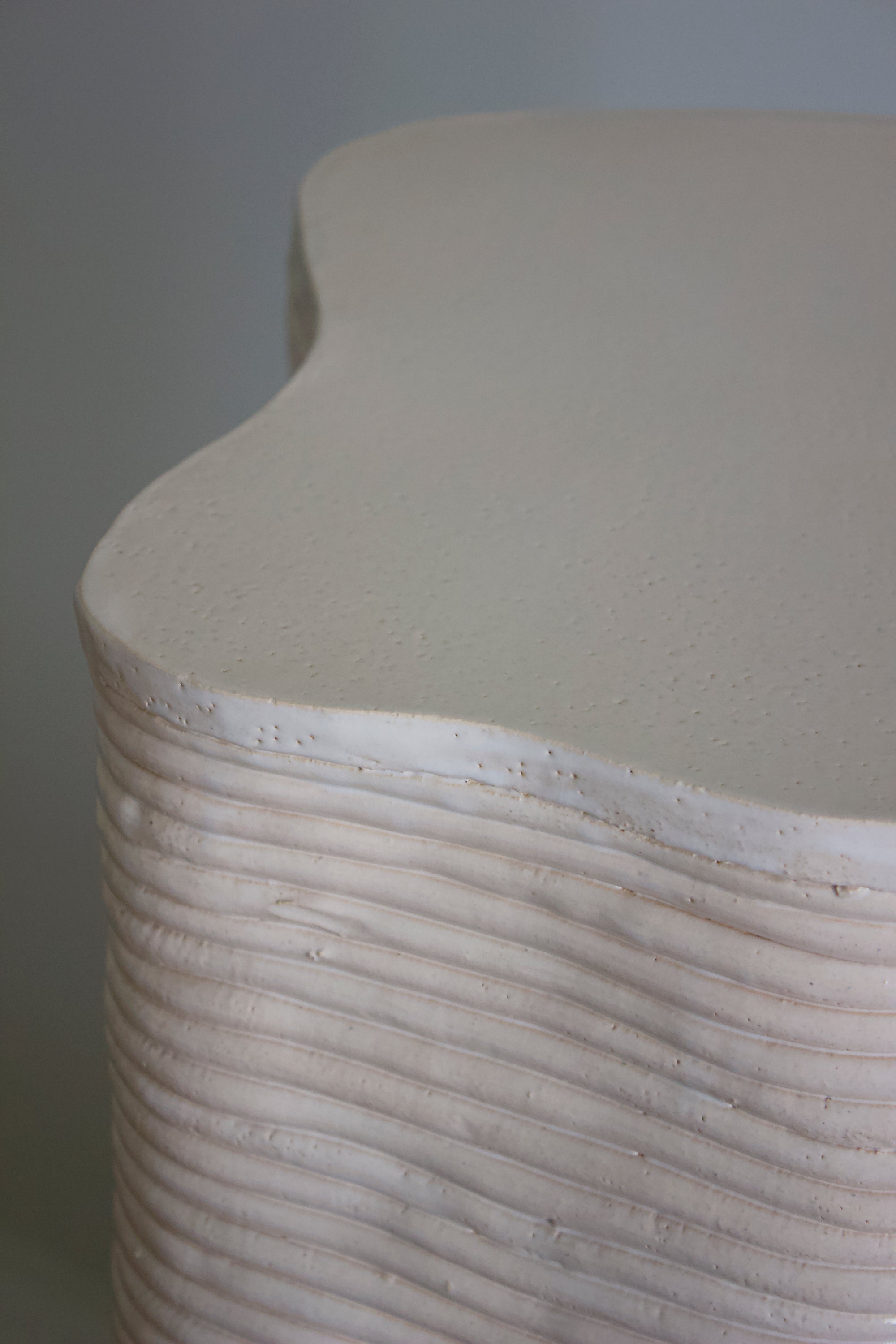 Coiled ceramic stool 01